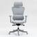 Left. GOODSILO - Ergonomic High Back Mesh Office Chair with Adjustable Lumbar Support - Grey.