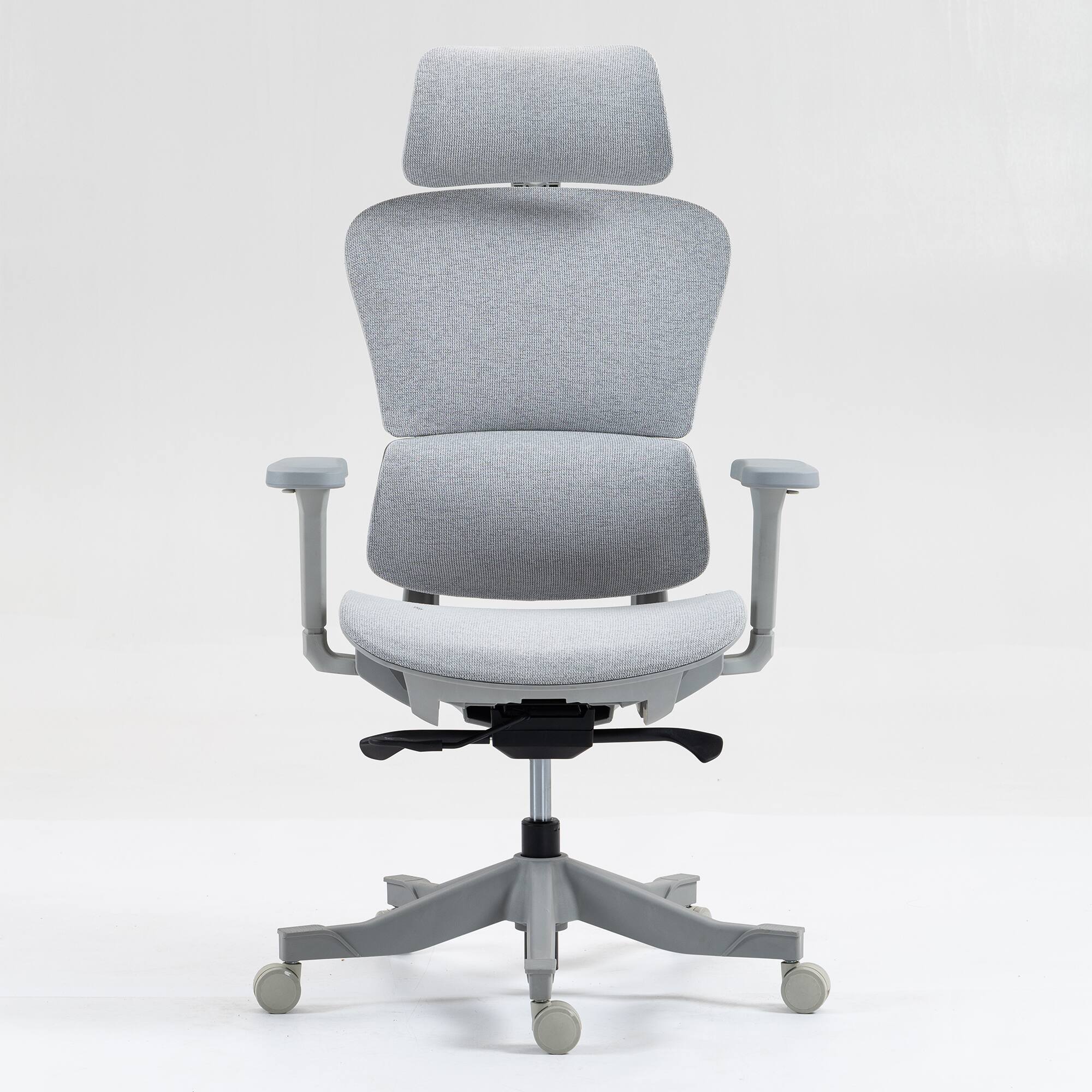 Left. GOODSILO - Ergonomic High Back Mesh Office Chair with Adjustable Lumbar Support - Grey.