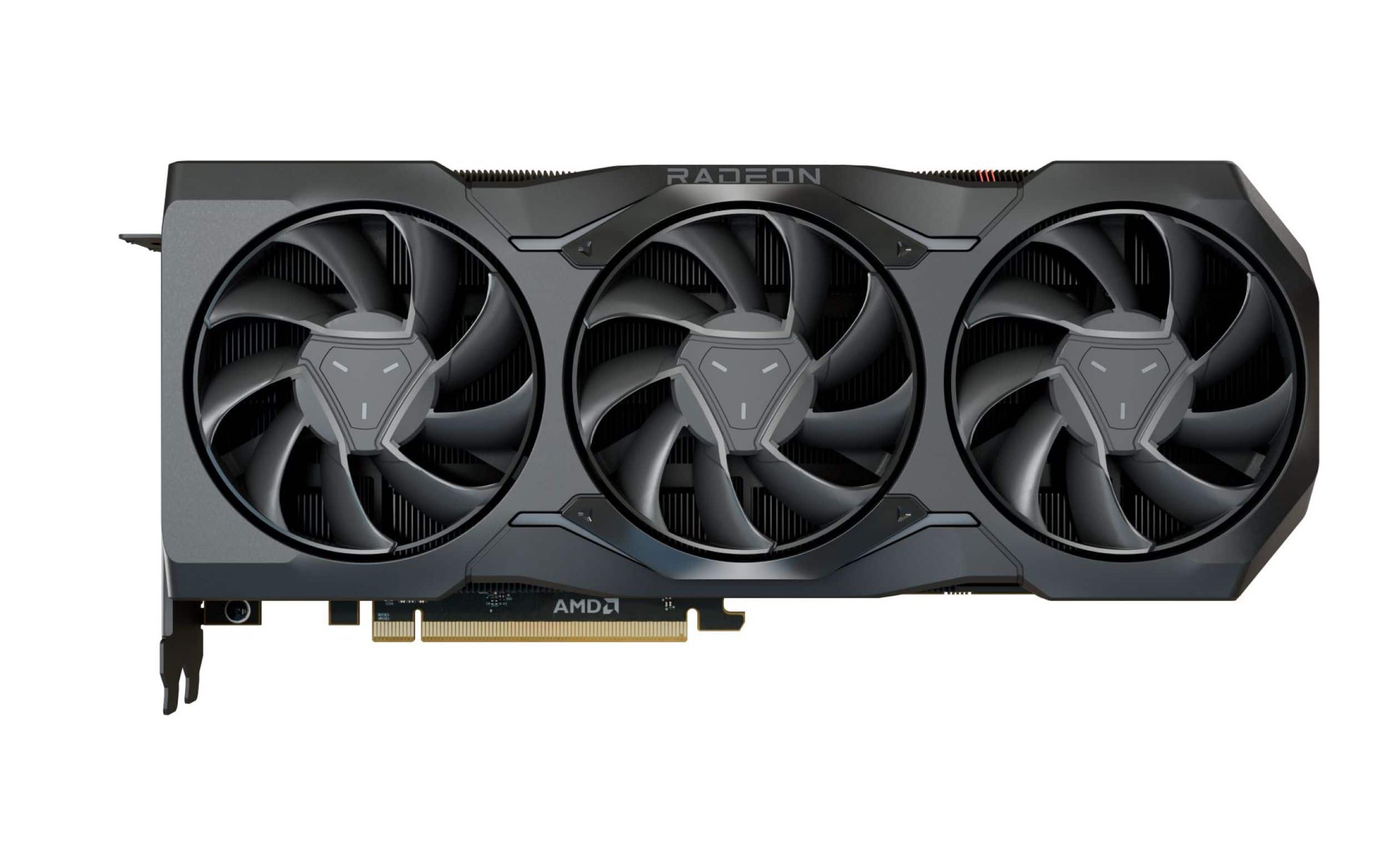 Front. XFX - Radeon RX 7900XTX 24GB GDDR6 PCI Express 4.0 Gaming Graphics Card - Black.