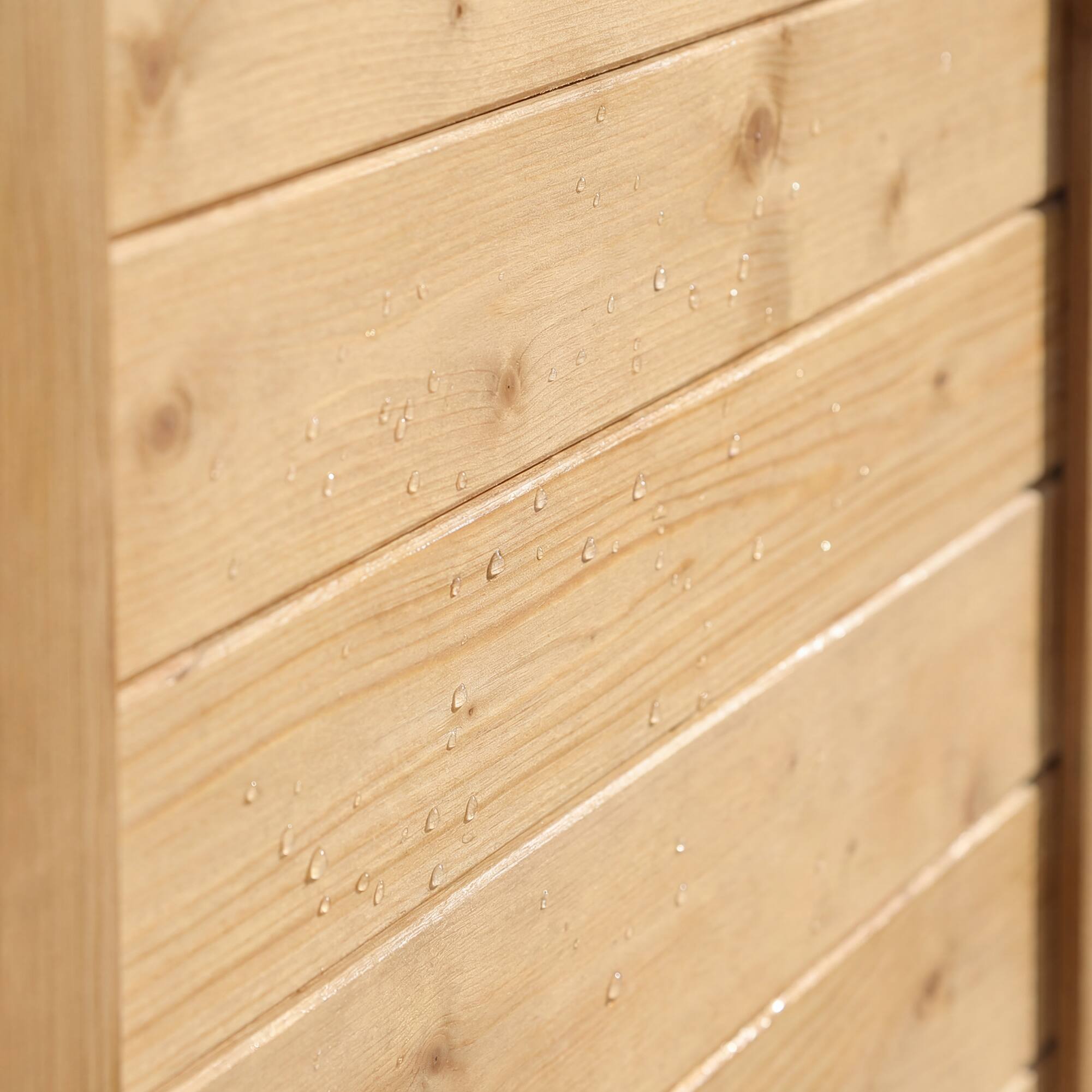 Alt View 8. Famapy - Modular Solid Cedar Outdoor Kitchen Cabinets - All-Weather Storage with Stainless Steel Top for Patio, Grill Station - Wooden.