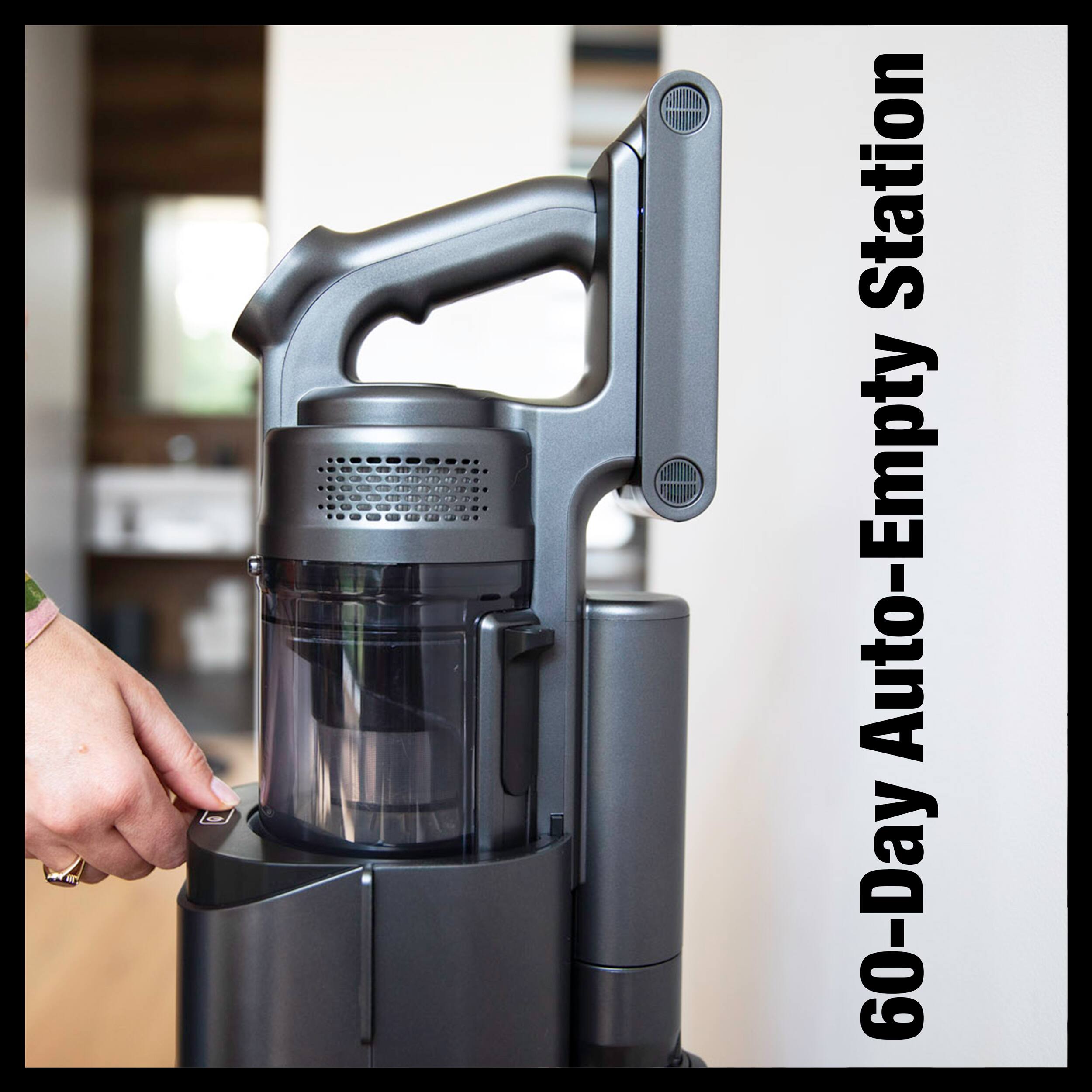 bObsweep Helium AutoEmpty Stick Vacuum with 35,000 Pa Suction, Tangle ...