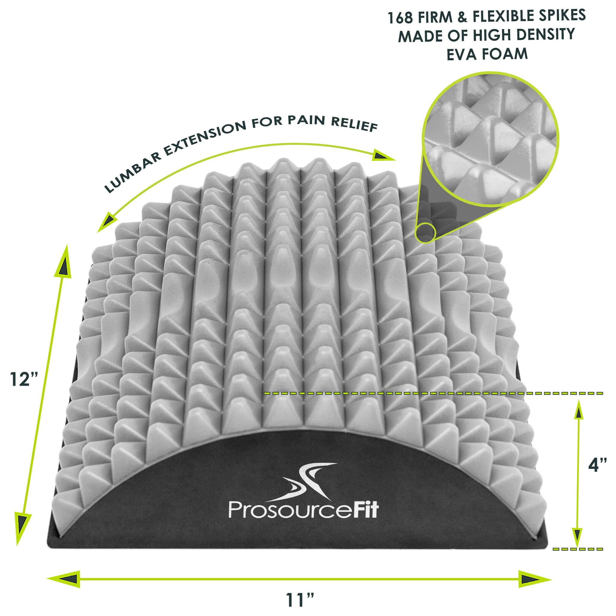 168 FIRM & FLEXIBLE SPIKES MADE OF HIGH DENSITY EVA FOAM FOR PAIN RELIEF LUMBAR EXTENSION 12" ProsourceFit 4" 11"