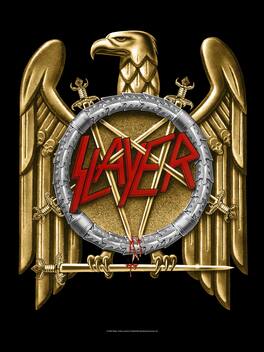 PopMarket - Slayer - Rocksax - Slayer - Golden Eagle - Sherpa Fleece Blanket (60 in x 80 in) - Multicolor