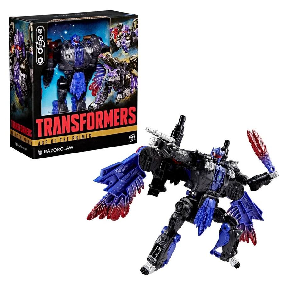 13E 1 S F 8- RANSFORMERS BE N TE TRANSFORMERS PRIMES MINE 30 THE AGE RAZORCLAW