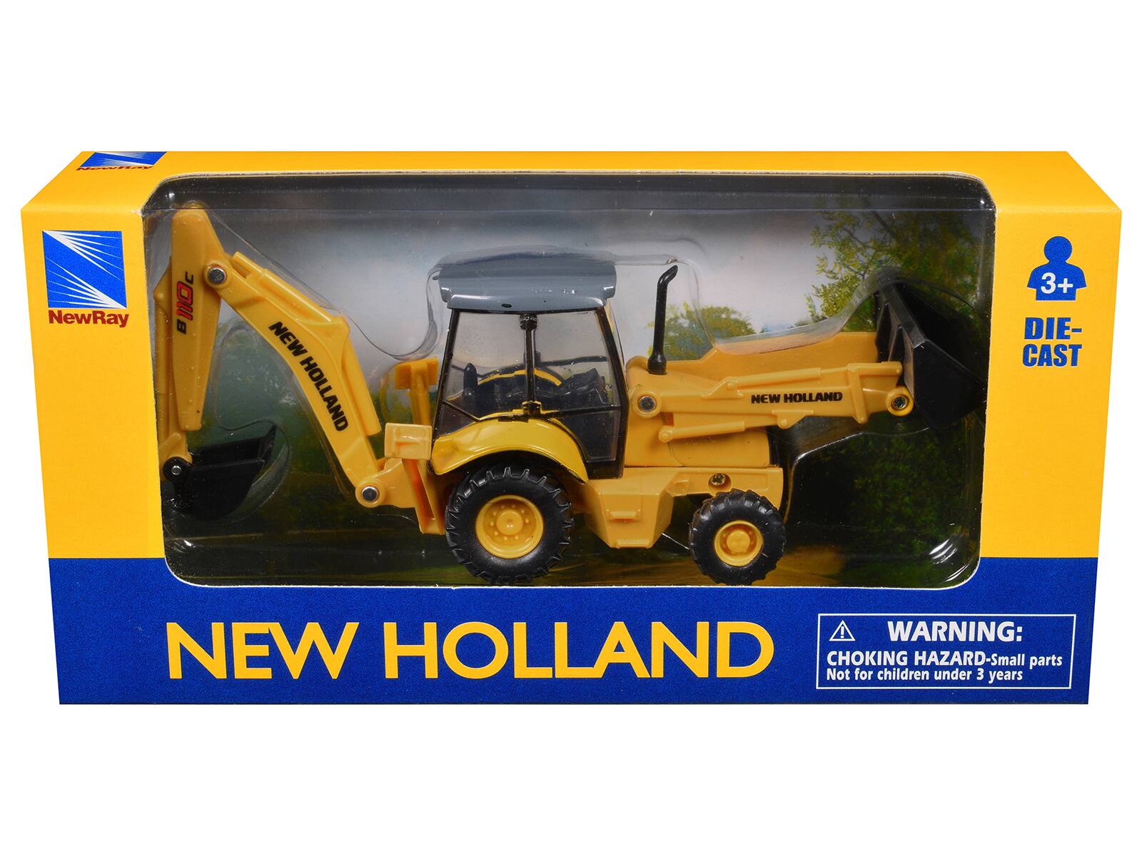 NewRay 110c B  
NEW HOLLAND  
3+ DIE-CAST  
WARNING: CHOKING HAZARD-Small parts Not for children under 3 years