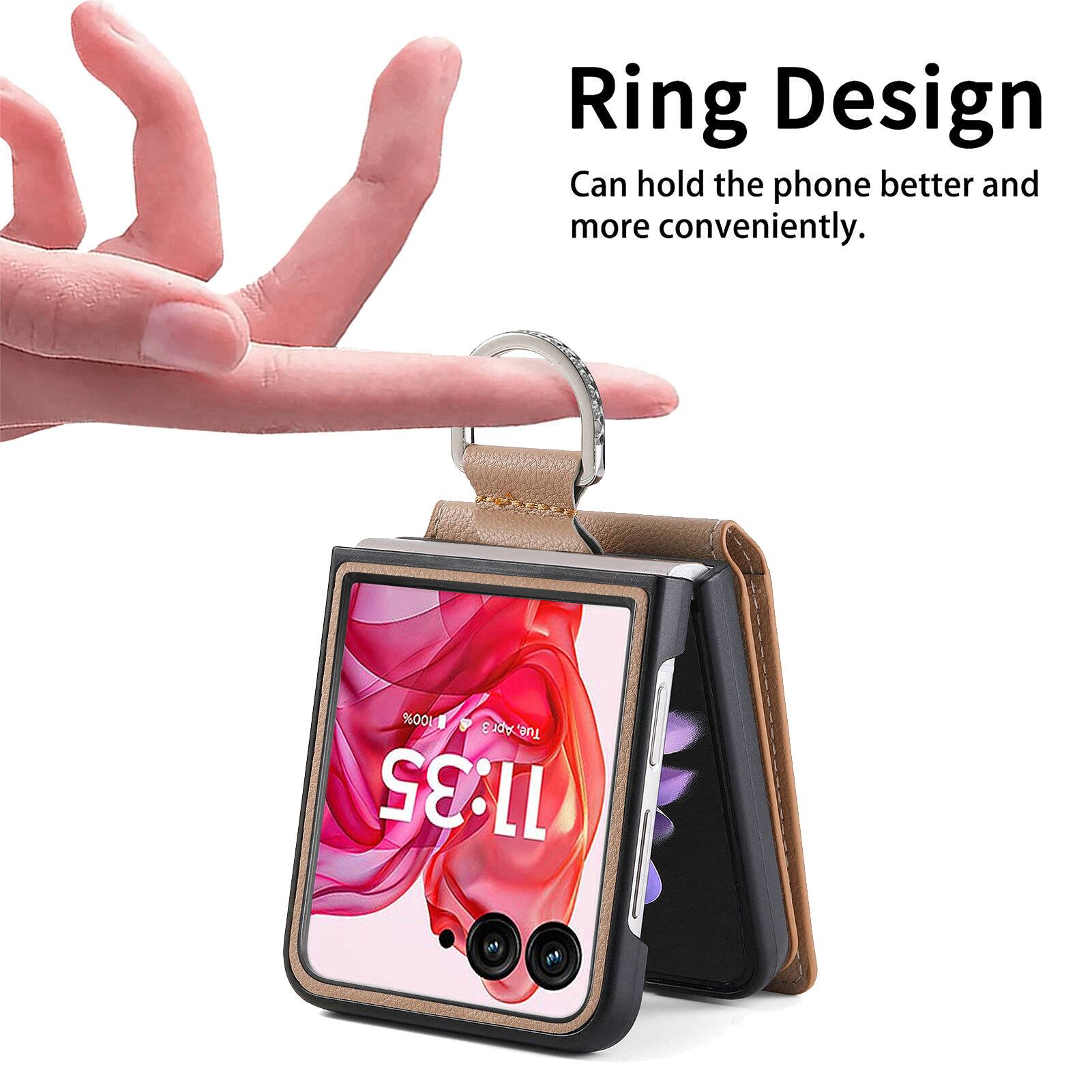 Ring Design Can hold the phone better and more conveniently.