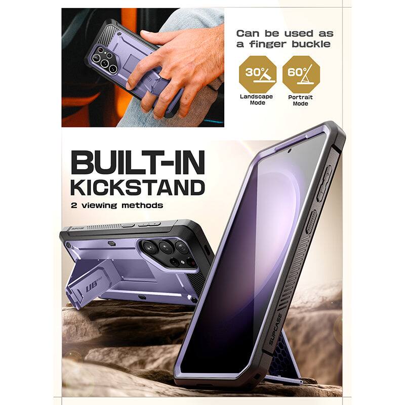 Can be used as a finger buckle

30° Landscape Mode

60° Portrait Mode

BUILT-IN KICKSTAND

2 viewing methods