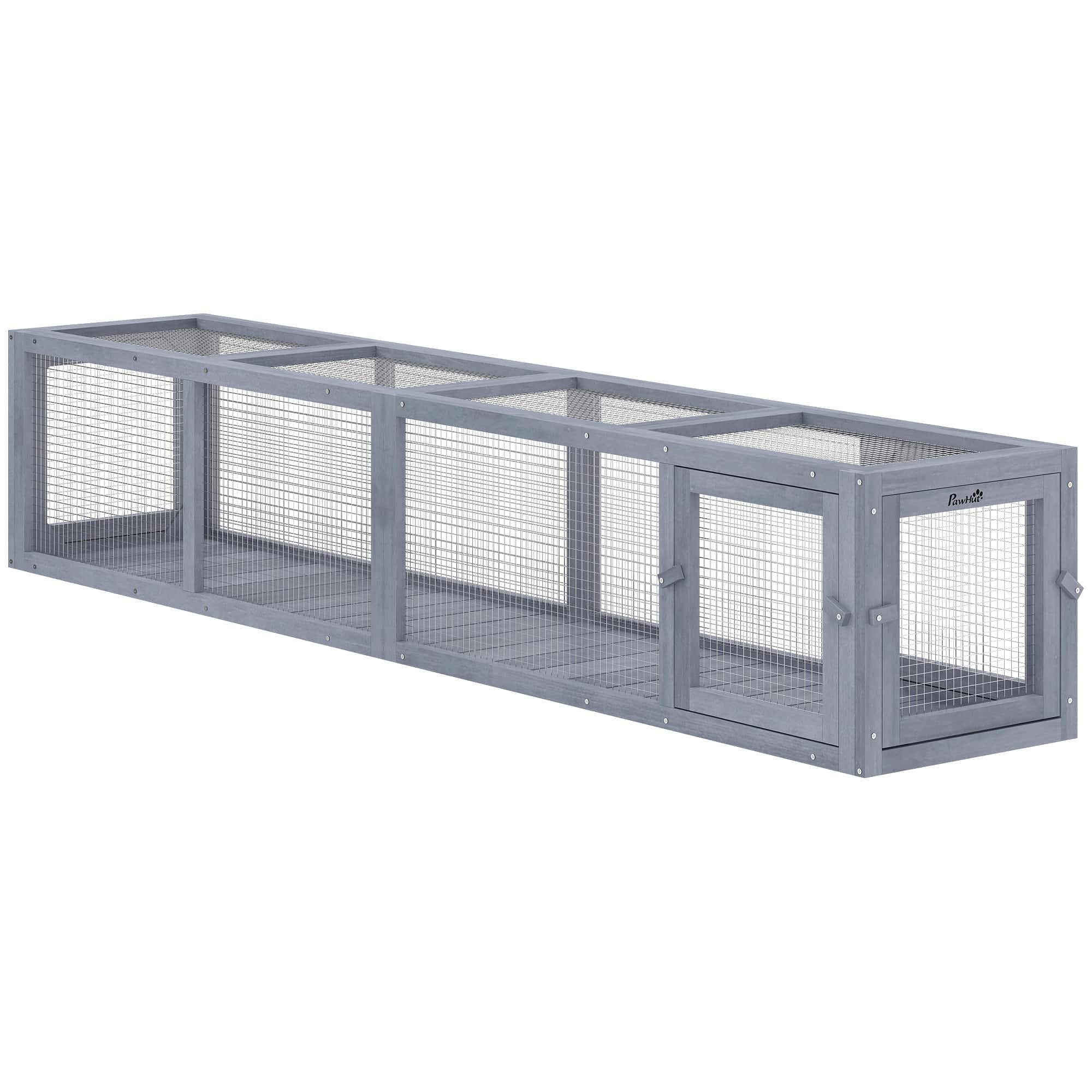 "Pawhut - Cat Run with Weather Protection, Connecting Inside and Outside, 79""L x 15""W x 15""H - Dark Gray" price history on PriceWatchPro