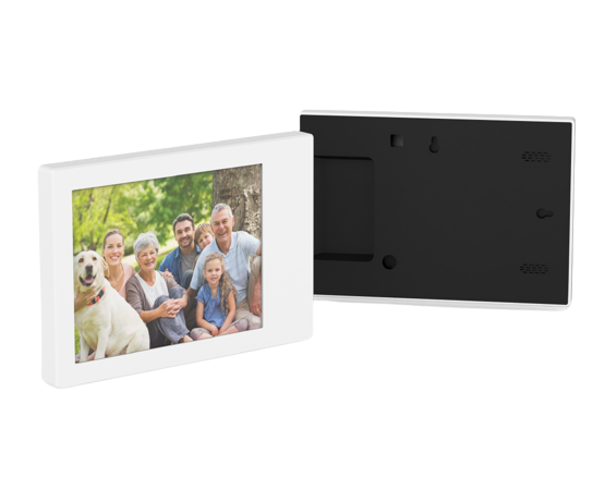 Angle. myFirst - Frame Doodle - Wi-Fi Digital Photo Frame with Touch Screen - White.