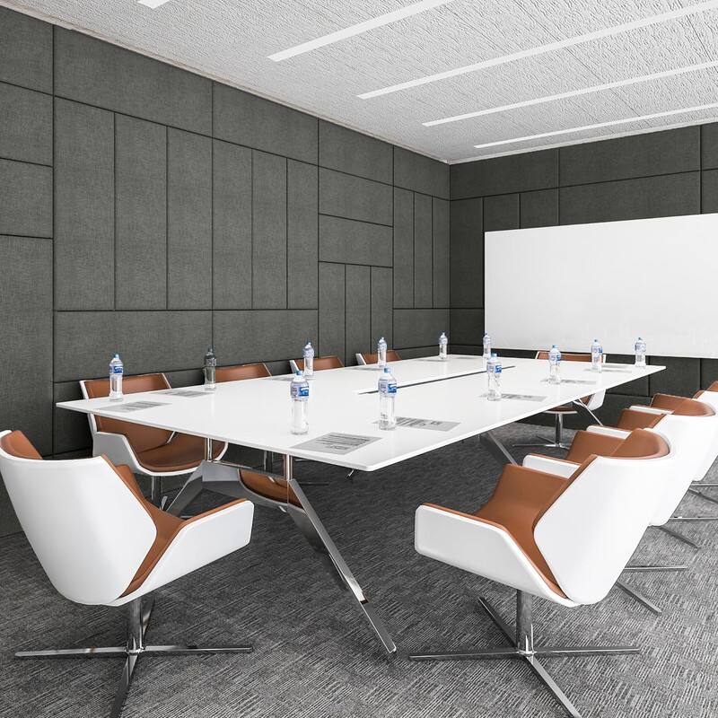 Alt View 5. wowmax - Peel & Stick Padded Headboard for Twin Bed - Self-Adhesive Gray Wall Panel, Easy DIY Installation (1-Pack, 35.4x11.8") - Grey.