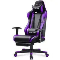 GTPlayer - GT002 Ergonomic Leather Ergonomic Gaming Chair - Purple - Front_Zoom