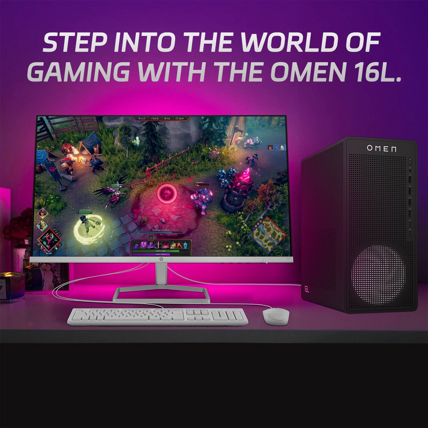 STEP INTO THE WORLD OF GAMING WITH THE OMEN 16L.