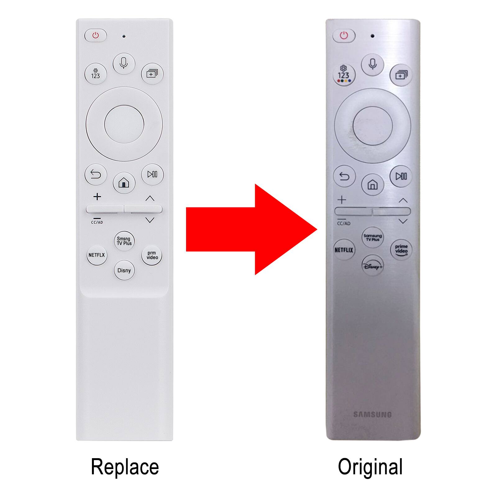 123 + 123 U DOO U DOO + + CCIAD CC/AD NETFLX Smang TV Plus Disny prm video Samaung TYPL NETFLIX Cny prime video SAMSUNG Replace Original