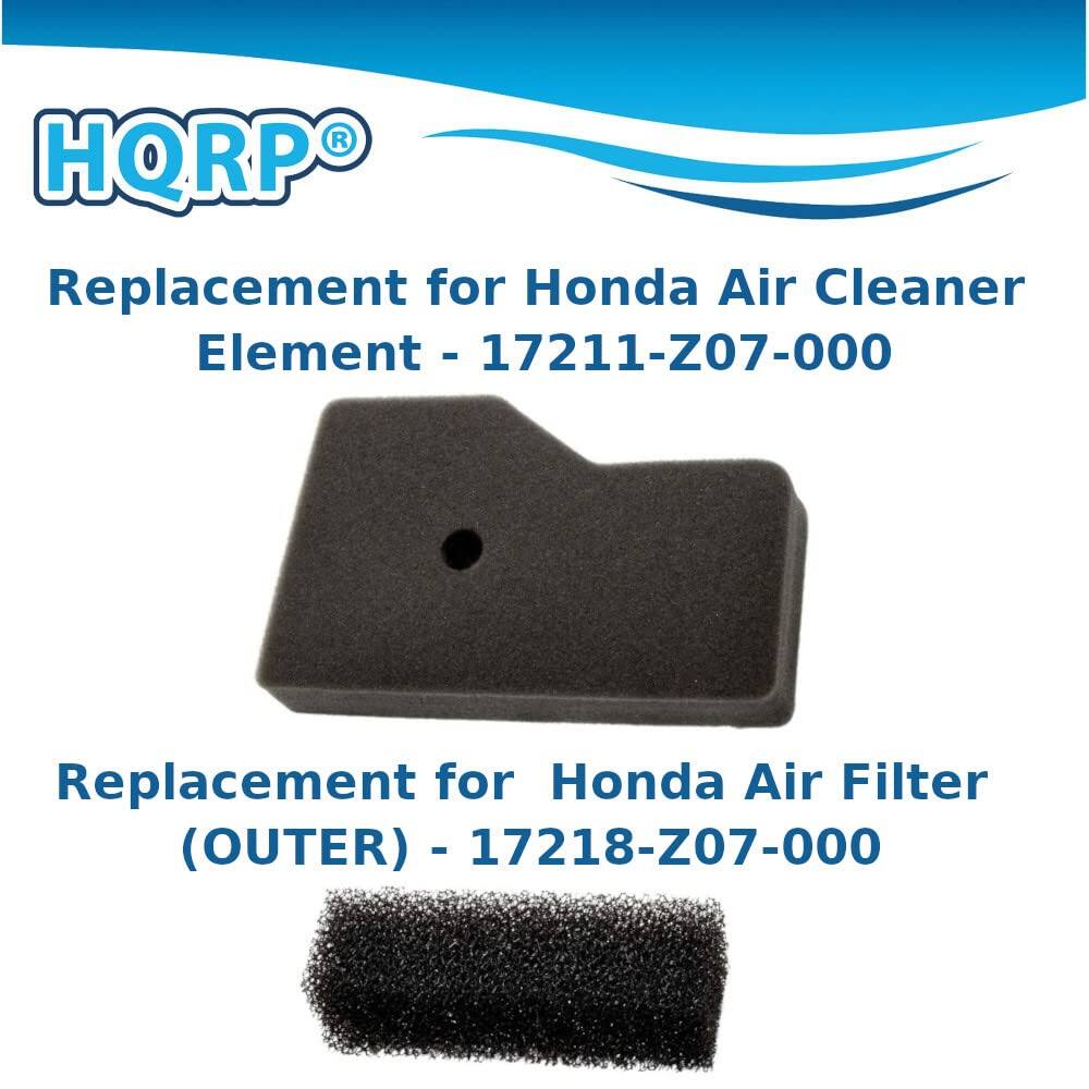 HQRP Replacement for Honda Air Cleaner Element - 17211-Z07-000  
Element - Replacement for Honda Air Filter (OUTER) - 17218-Z07-000