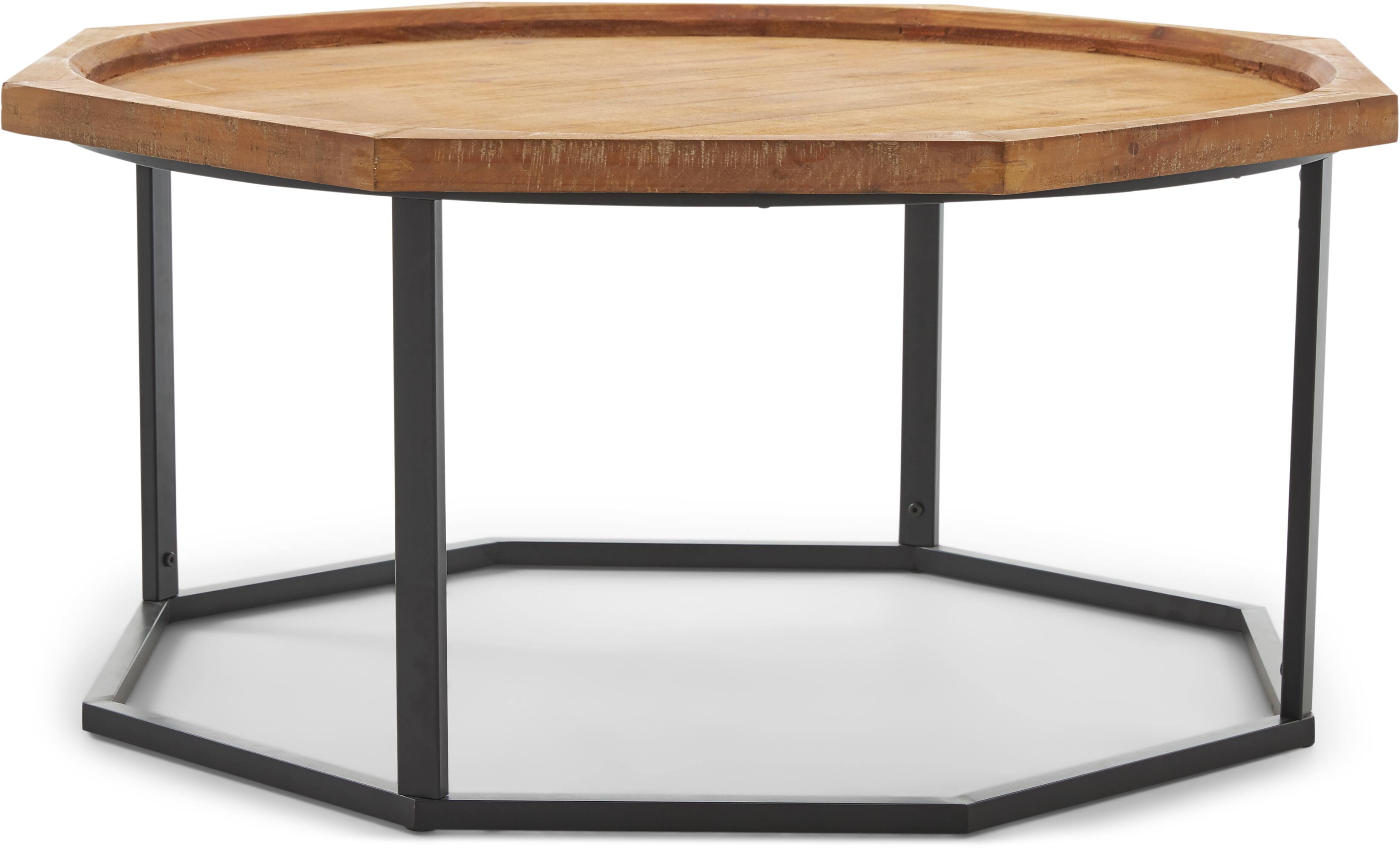 Back. Finch - Finch Grayson Coffee Table, Natural - Black & Natural.
