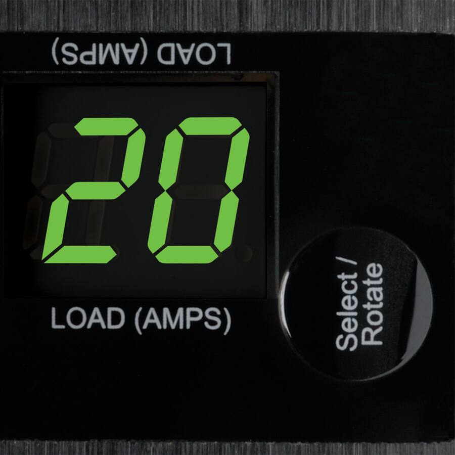 LOAD (AMPS)  
20  
LOAD (AMPS)  
Select / Rotate
