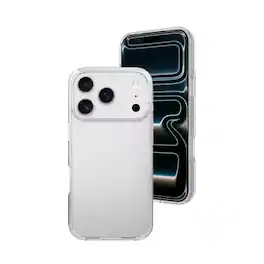 Qixxronics - Transparent Case for iPhone 17 Pro Max Shockproof Phone Case Mobile Cover - Clear