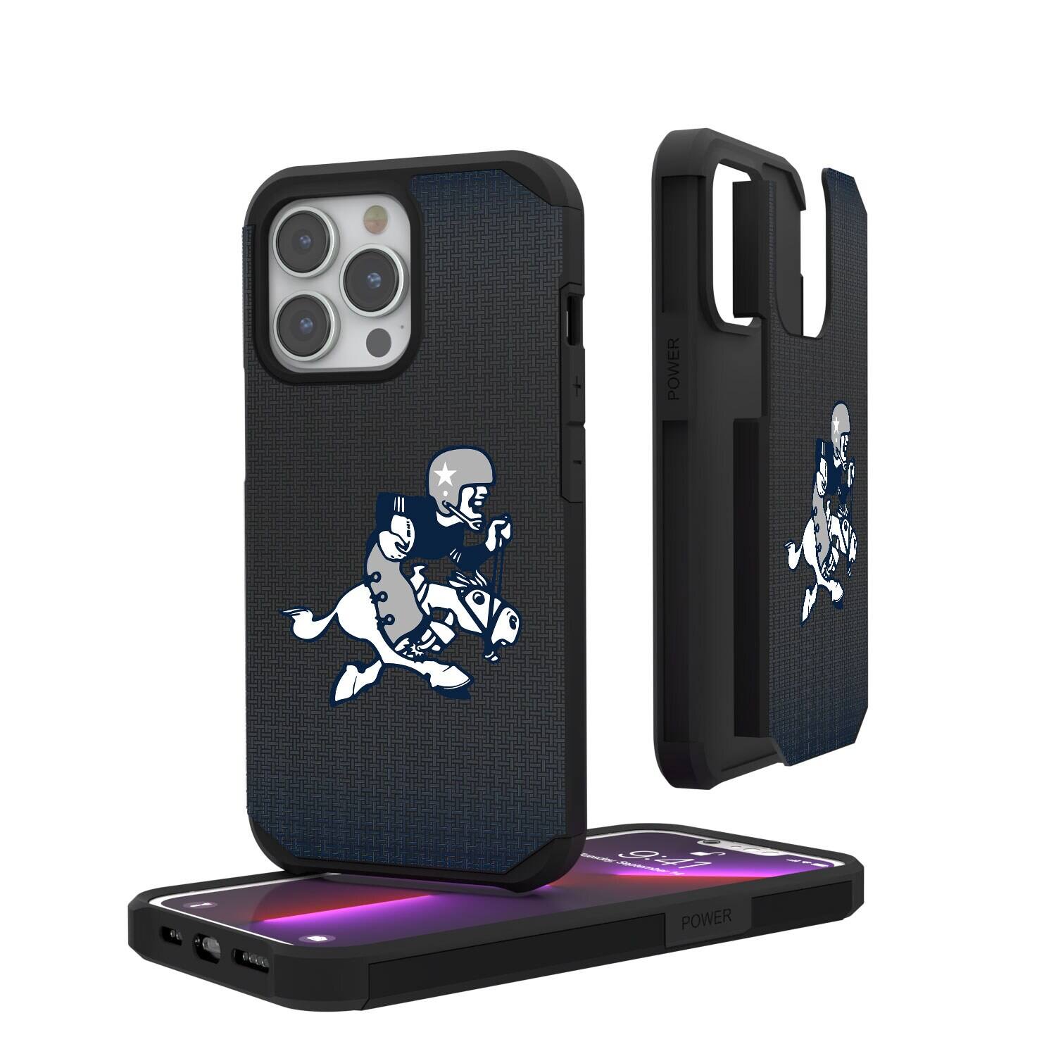 Keyscaper - NFL - Dallas Cowboys Linen Logo iPhone Rugged Case - 14 Pro - Black price history on PriceWatchPro