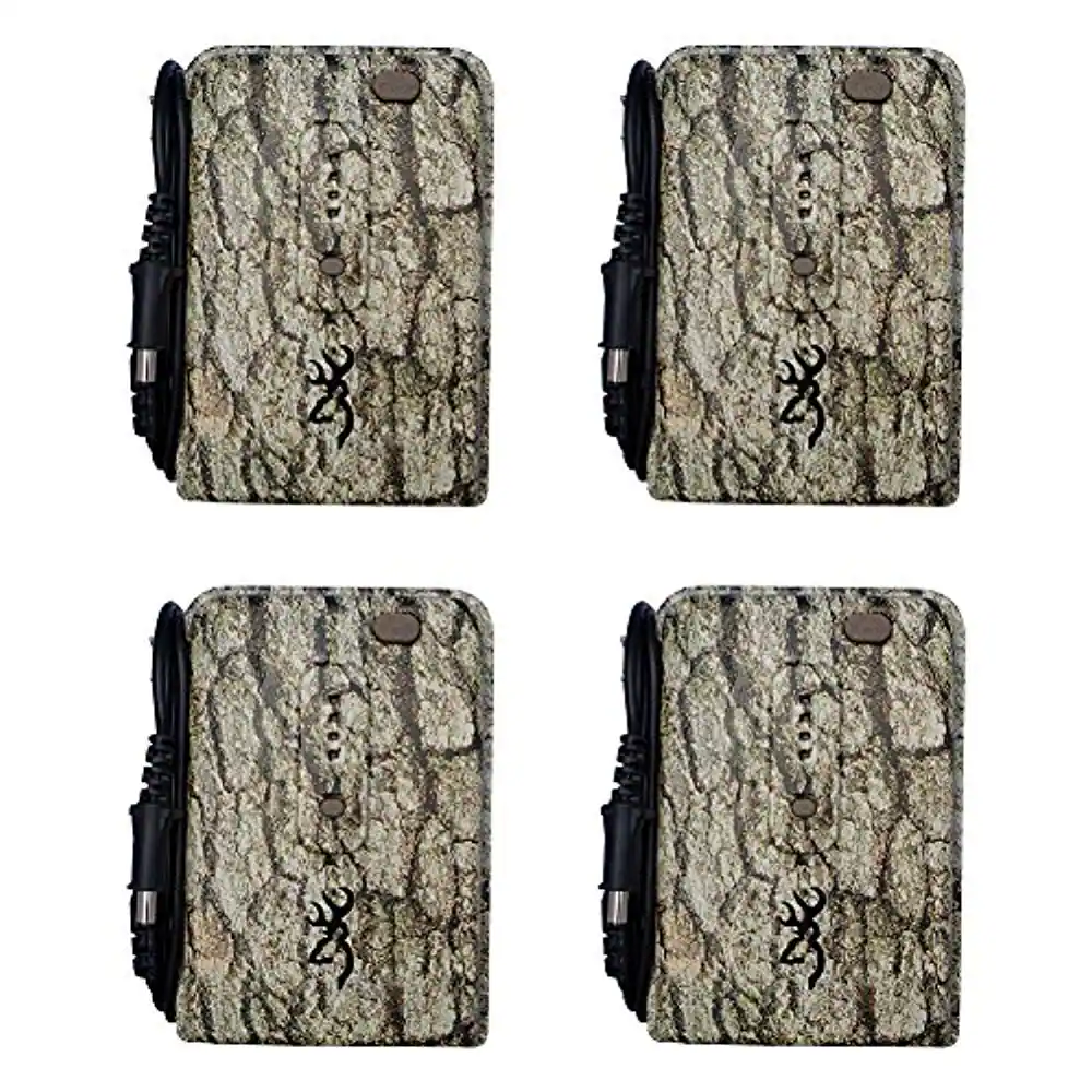 Front. Browning - Browning Trail Cameras External Battery Power Pack (4-Pack).