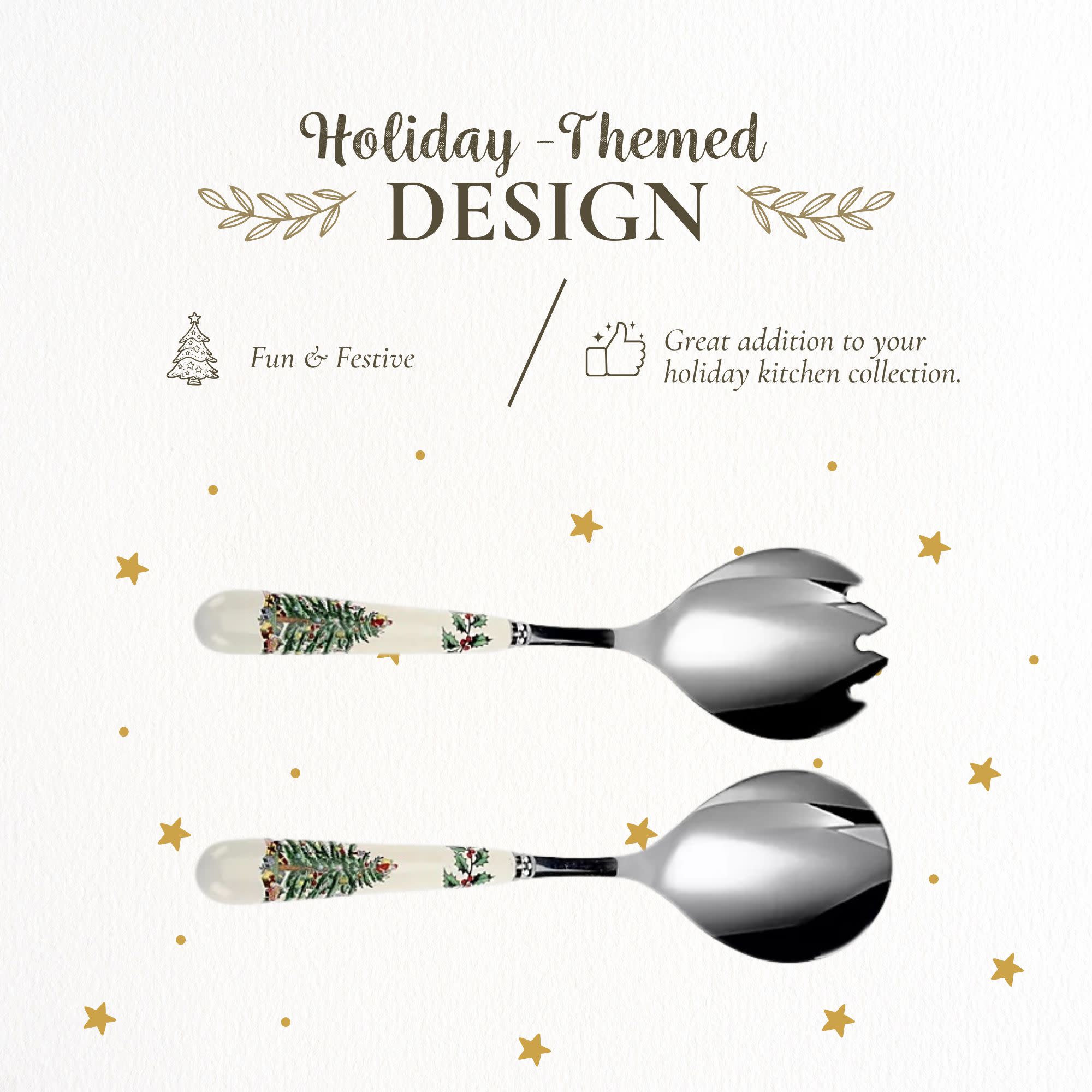 Holiday-Themed DESIGN  
Fun & Festive  
Great addition to your holiday kitchen collection.