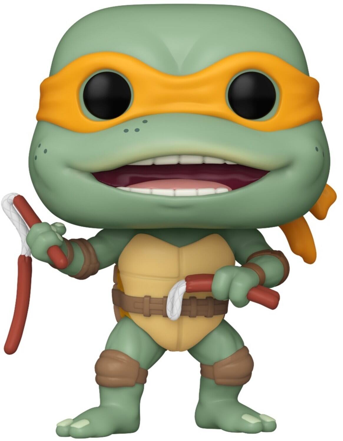 FUNKO POP! Movies: Teenage Mutant Ninja Turtles 1990 S2 - Michelangelo Sausage Link Nunchucks (TMNT) - COLLECTIBLES