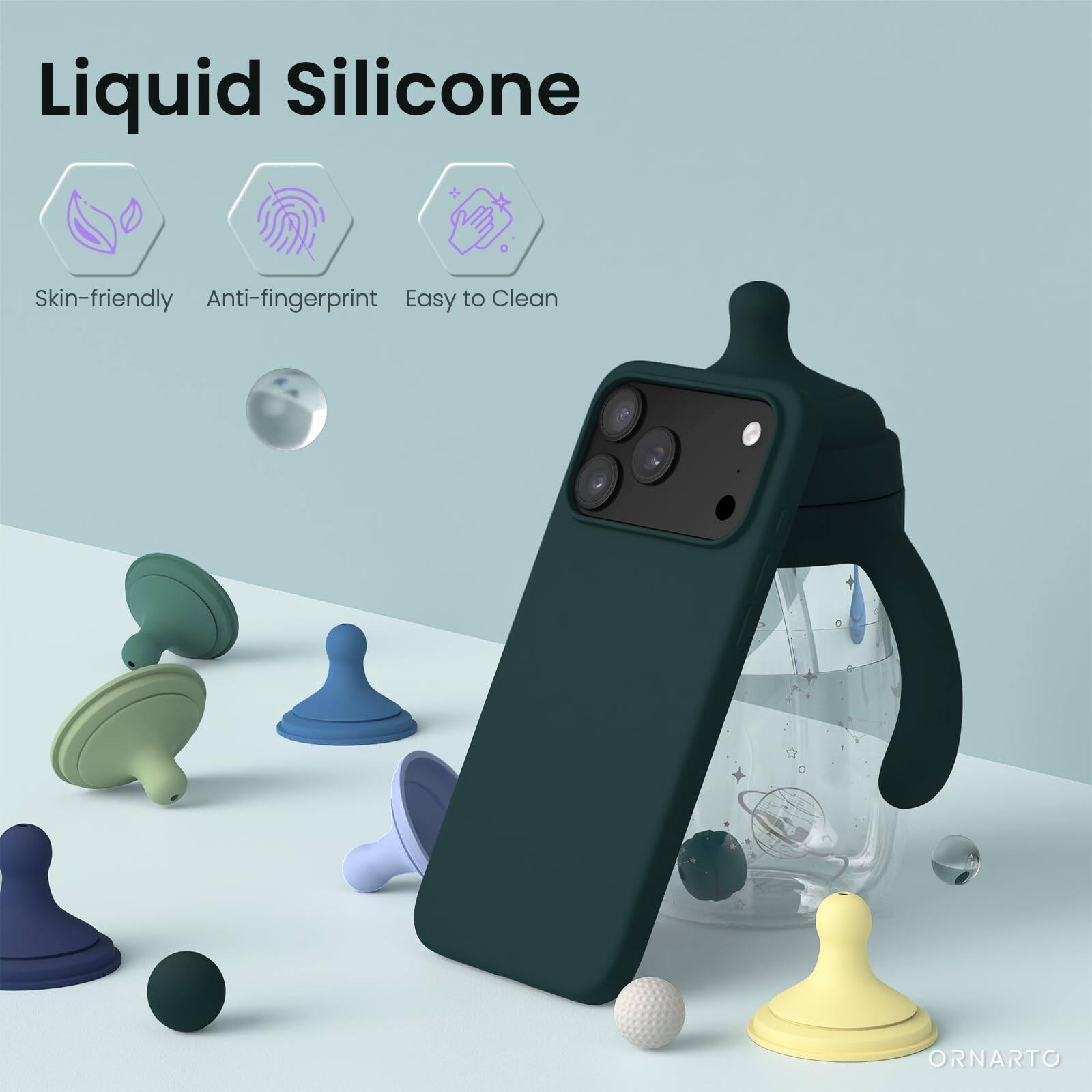 Liquid Silicone  
Skin-friendly Anti-fingerprint Easy to Clean  
ORNARTO
