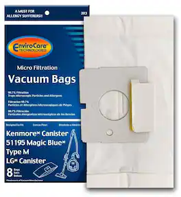 EnviroCare - Vacuum Bags Part #203 12 Pack