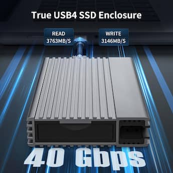 Zike Z666 40Gbps USB 4.0 M.2 NVMe SSD Enclosure w/ Thunderbolt 4 Zike Z666 40Gbps USB 4.0 M.2 NVMe SSD Enclosure w/ Thunderbolt 4