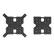 Alt View 9. Kanto - Pro Series Recessed In-wall Full Motion Articulating TV Mount for 35" - 65" TVs - Black.
