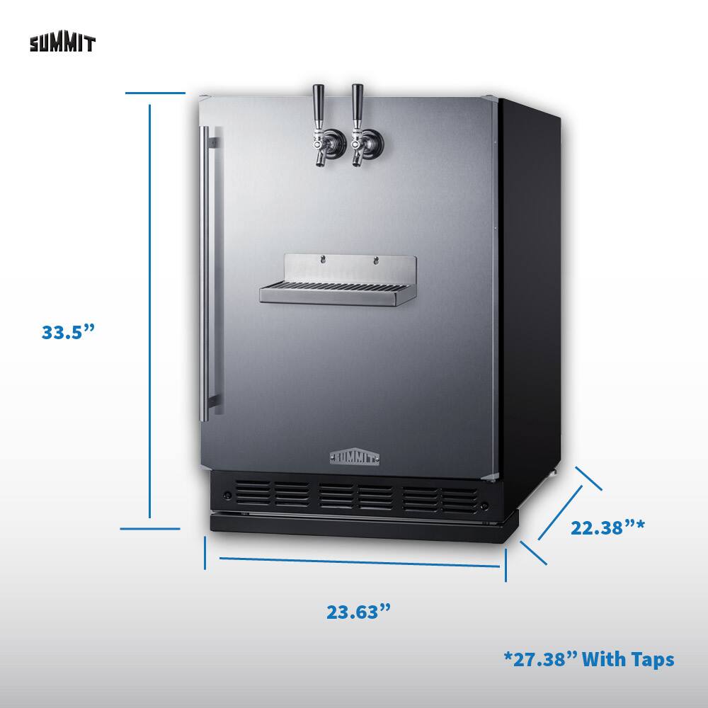 SUMMIT  
33.5"  
22.38"* 23.63"  
*27.38" With Taps