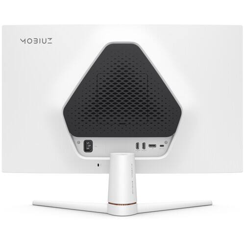 Alt View 4. BenQ - MOBIUZ EX271 27" FHD 180Hz Gaming Monitor 1ms 1000:1 FreeSync HDMI & DisplayPort Integrated USB Hub, KVM & Speakers - White.
