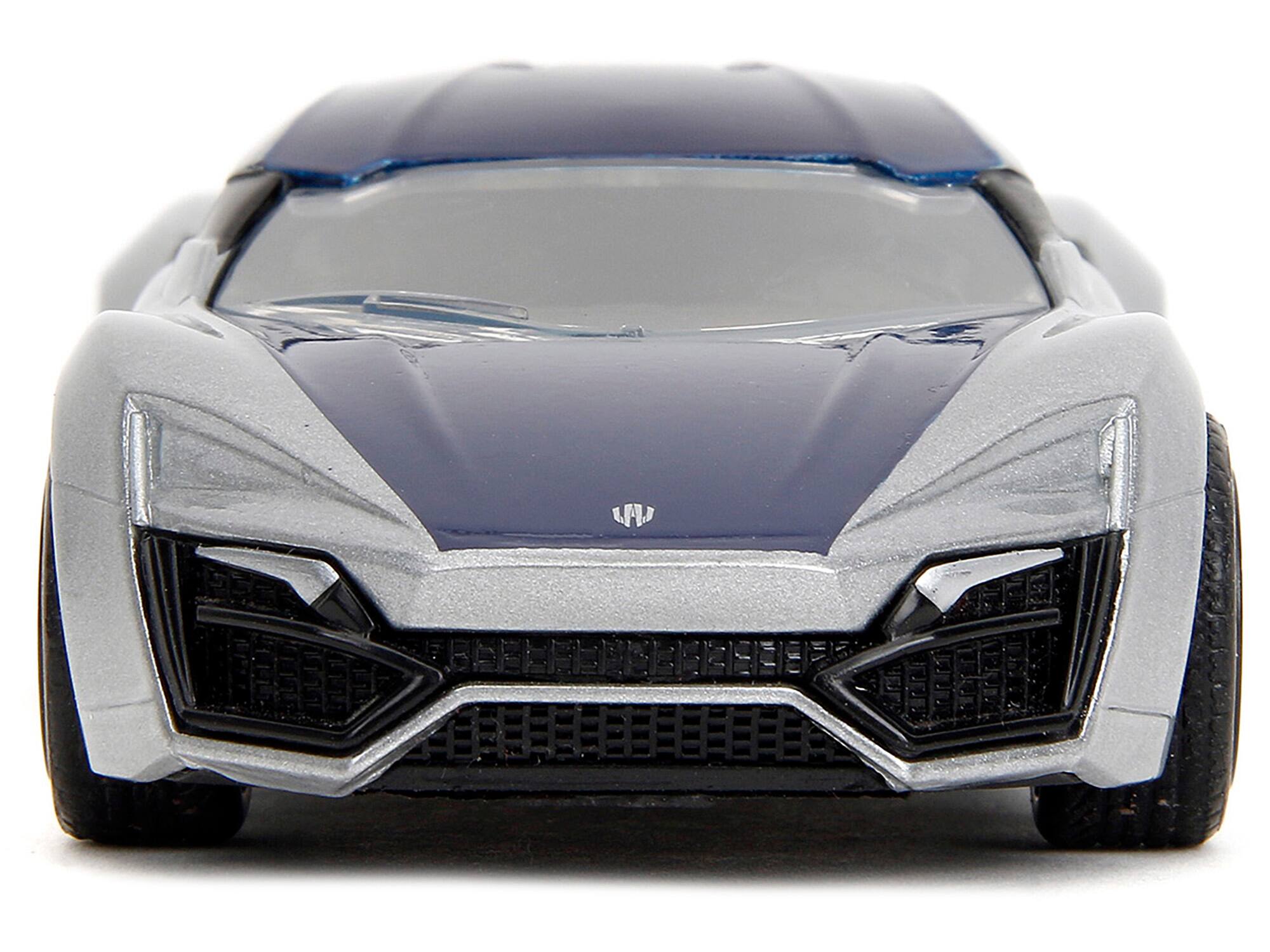 Alt View 5. Jada - Lykan Hypersport Silver Metallic and Purple "Pink Slips" Series 1/32 Diecast Model Car by Jada - Multicolor.