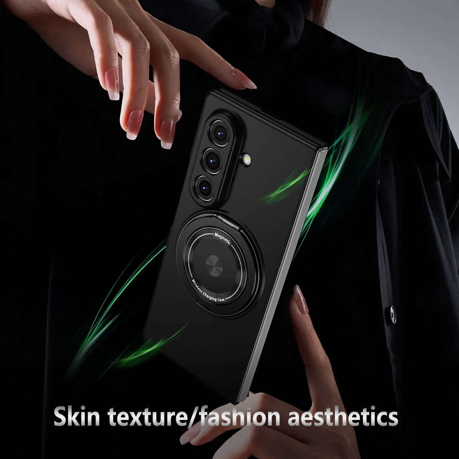 Magnetic SRIM Charger  
Skin texture/fashion aesthetics