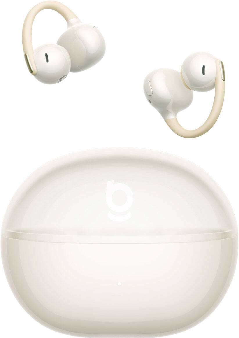 Angle. Baseus - Baseus Bowie MC2 Air Open-Ear Clip-On Earbuds,4.9 g Fit,40-Hour Playtime,IP67,Bluetooth 6.0 - White - White.