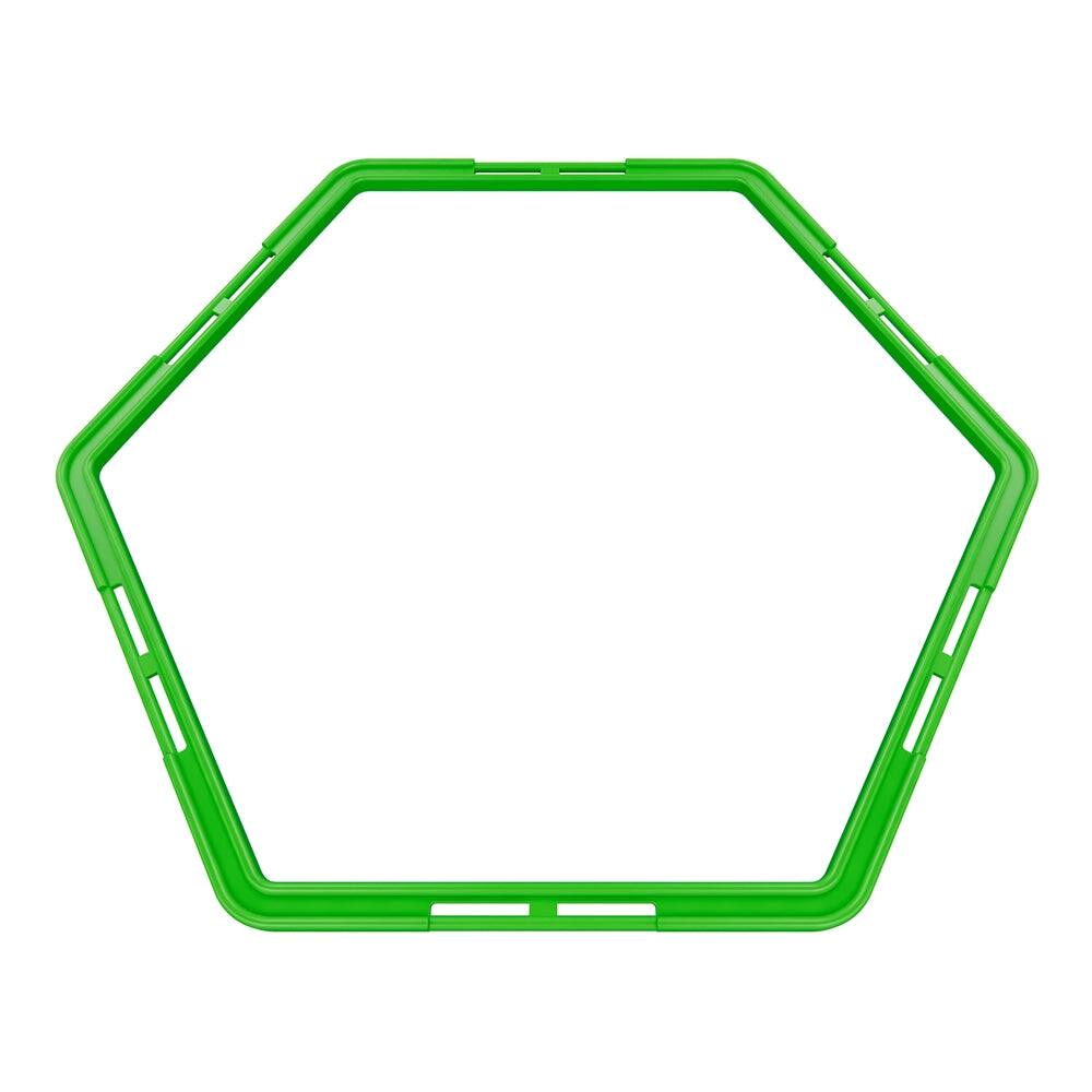 Alt View 1. Power Systems - Hex Agility Rings Set – Speed & Footwork Training Equipment for Multi-Sport - Green.