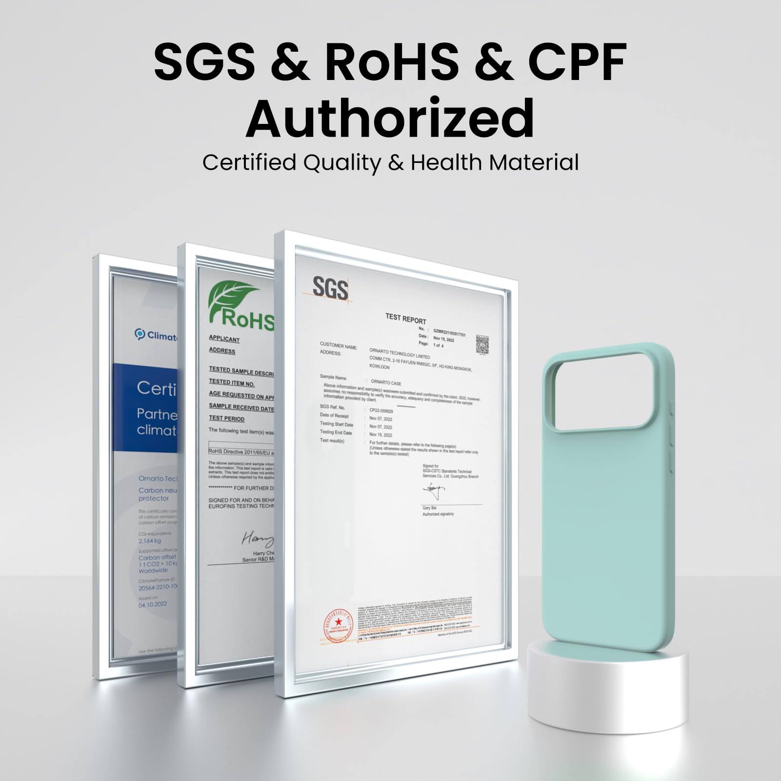 SGS & RoHS & CPF Authorized  
Certified Quality & Health Material  

Climat  
Certified Partner  

RoHS  
Certified Partner  

SGS  
TEST REPORT  

APPLICANT  
ADDRESS  

TESTED SAMPLE DESCRIPTION  

SAMPLE RECEIVED DATE  

TEST PERIOD  

AGE REQUESTED ON APP  

The following - - SGS C - - - - - - - Twing - TEST REPORT - - C - - - - - m fs Devesive 311466 i Oorlo tect Carbon ne protecto FOR FLR - SNES - A NTW CRA TEsTRI - - A 0.14410 caton one 110O0 ea Worldwide Har mumy Ln Serr A - 30044 34 10.3022  

Climat  
Certified Partner  

RoHS  
Certified Partner  

SGS  
TEST REPORT  

APPLICANT  
ADDRESS  

TESTED ITEM NO.  

SAMPLE RECEIVED DATE  

TEST PERIOD  

AGE REQUESTED ON APP  

The following - - SGS C - - - - - - - Twing - TEST REPORT - - C - - - - - m fs Devesive 