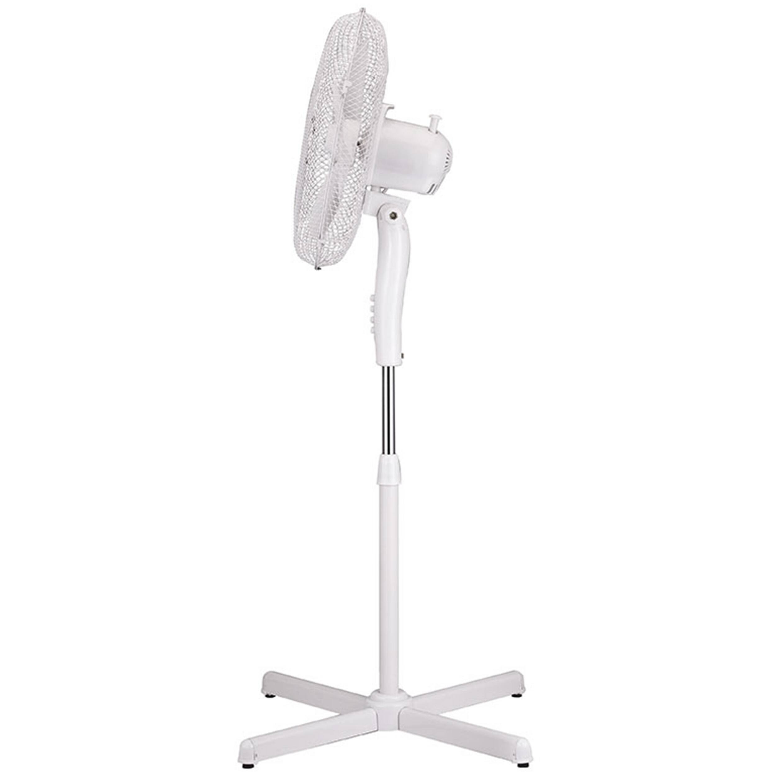 Alt View 4. Kool Zone - Kool Zone 16" Oscillating Fan- White - White.