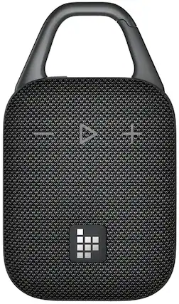 Front. Tronsmart - Mirtune H1 Portable Bluetooth Outdoor Speaker, with Big Audio, Punchy Bass, Custom EQ, IPX7 Waterproof, 20H Playtime - Black.