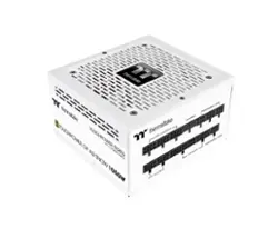 Thermaltake - Toughpower GF A3 1050W 80+ Gold PCIe Gen 5 ATX 3.1 Fully Modular Power Supply - Snow - Front_Zoom