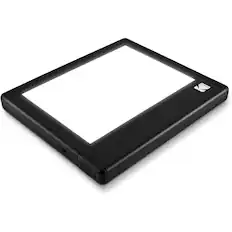 Front. Kodak - LED Light Box 7”x5”, Battery & USB Powered Light Pad for Negatives, Slides & Films Viewing - White.