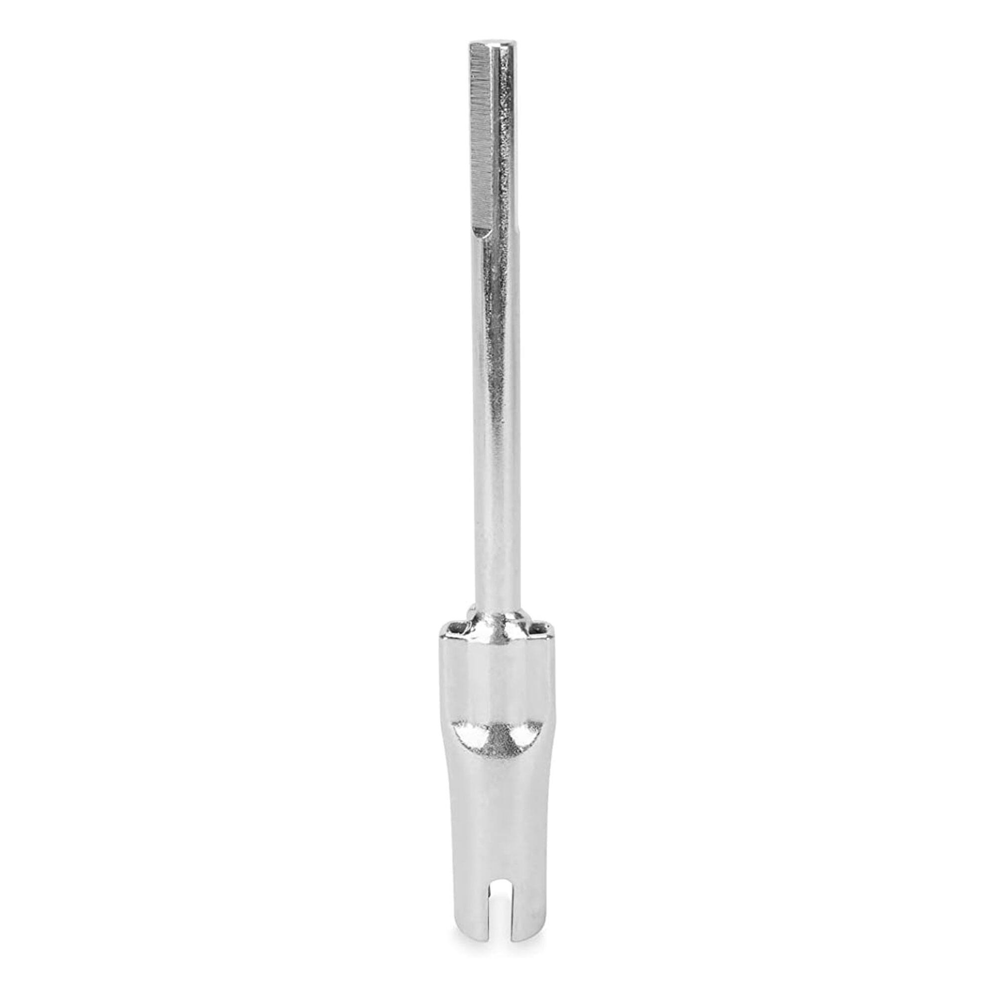 Alt View 5. Camco - EAZ LIFT RV Scissor Jack Slotted Drill 8 Inch Attachment Fits 3/8 Inch Drills - Silver.