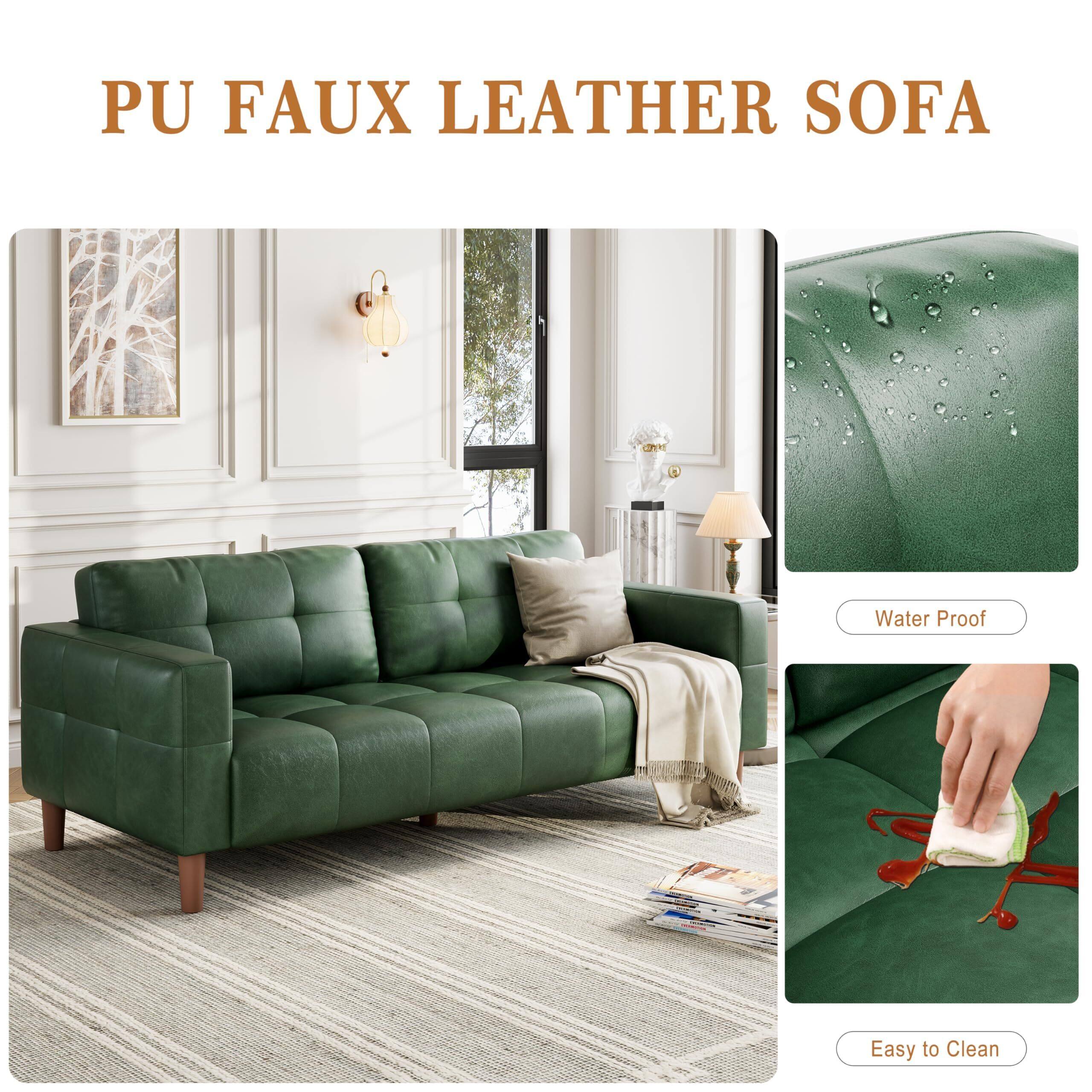 PU FAUX LEATHER SOFA

- Water Proof
- Easy to Clean