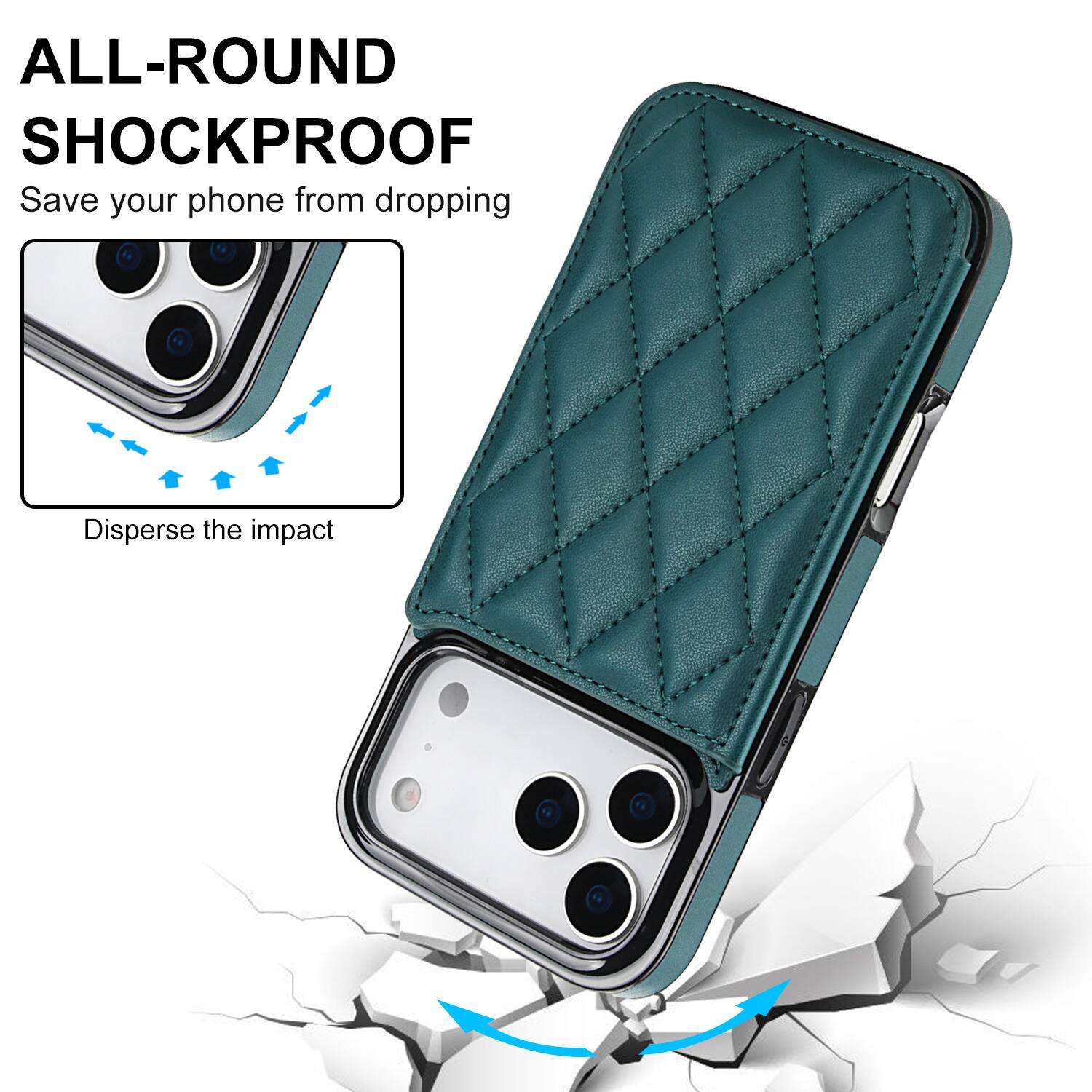 ALL-ROUND SHOCKPROOF  
Save your phone from dropping  
Disperse the impact
