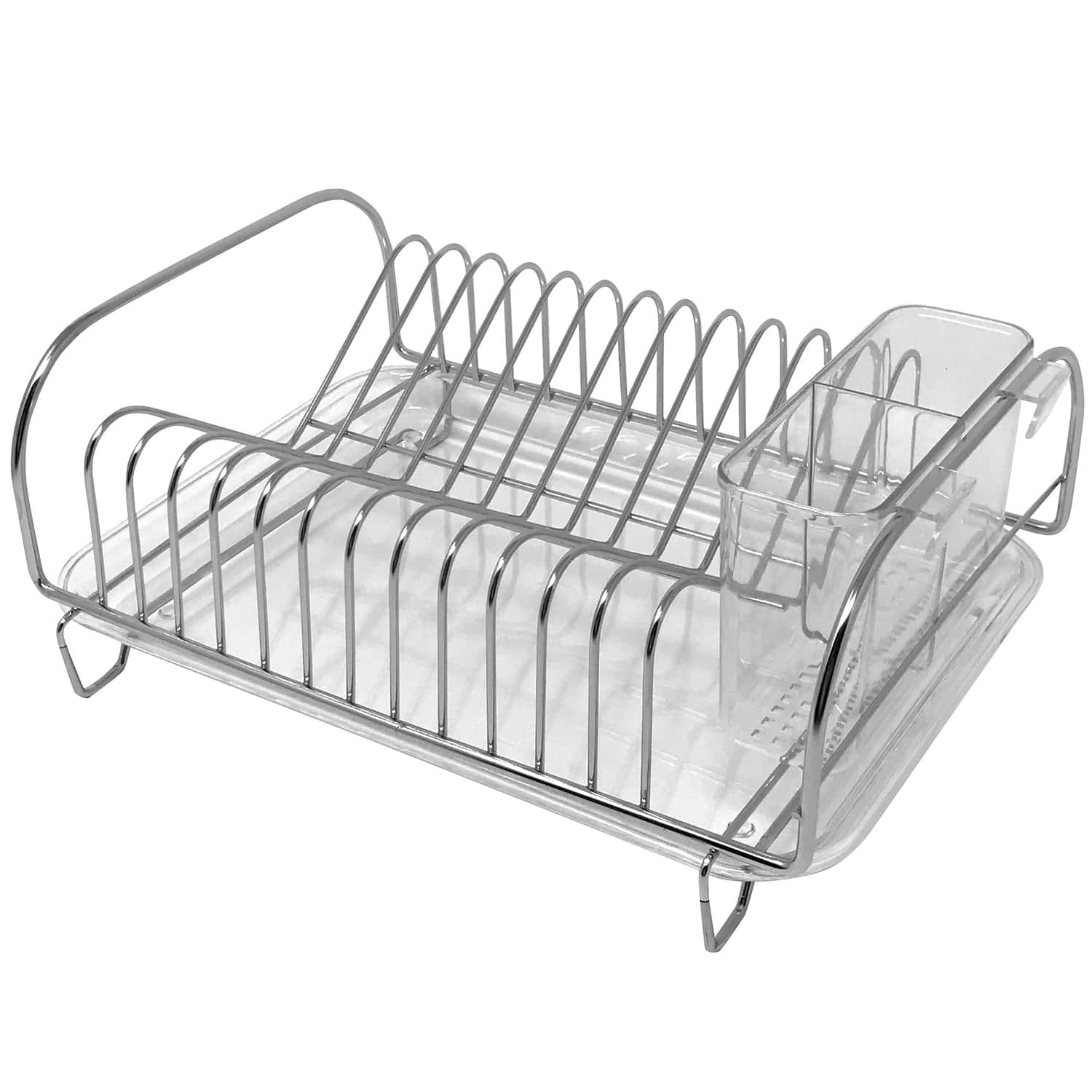Better Houseware - 3423 3-piece Compact Dish Drainer Set - Silver
