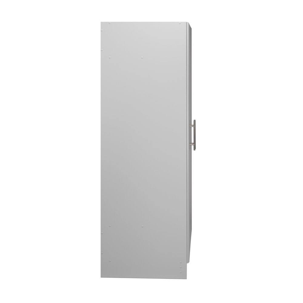 Left. Prepac - Elite 32 inch Wardrobe Cabinet, Gray - Gray.