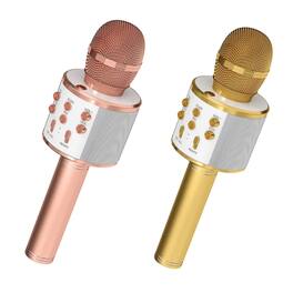 5 CORE - Microphone Wireless Karaoke Mic With Speaker 3 in 1 Portable Bluetooth Microfono Inalambrico - Multicolor