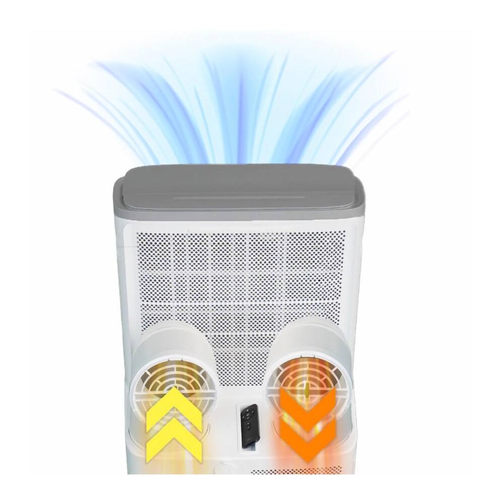 Angle. Friedrich - Friedrich ZHV16DA 16000 BTU ZoneAire Portable Premier Inverter with Dual Hose.