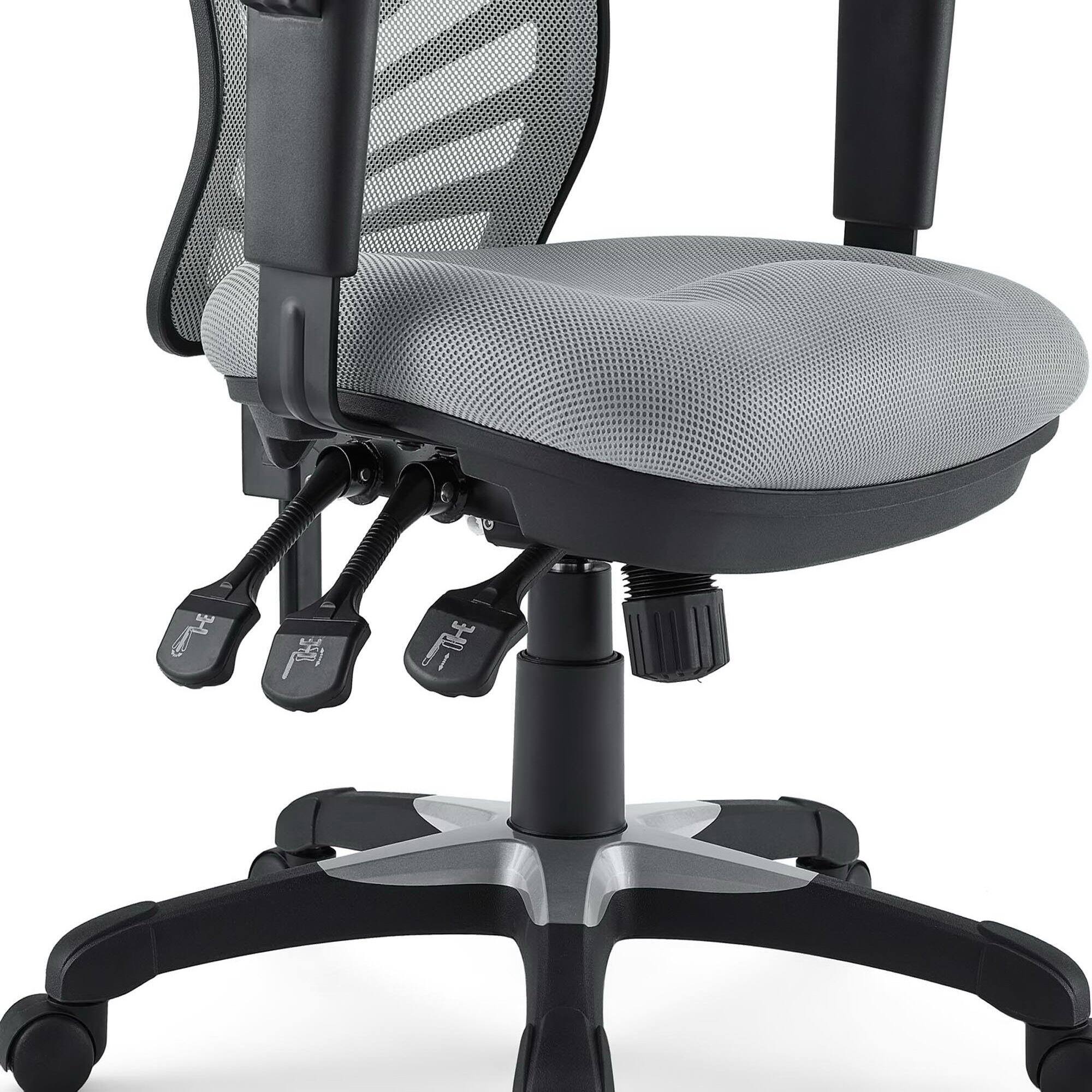 Back. Modway - Articulate Mesh Office Chair by Modway - gray.