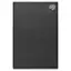 Angle. Seagate - One Touch with Password 4TB External USB 3.0 Portable Hard Drive with Rescue Data Recovery Services - Black.