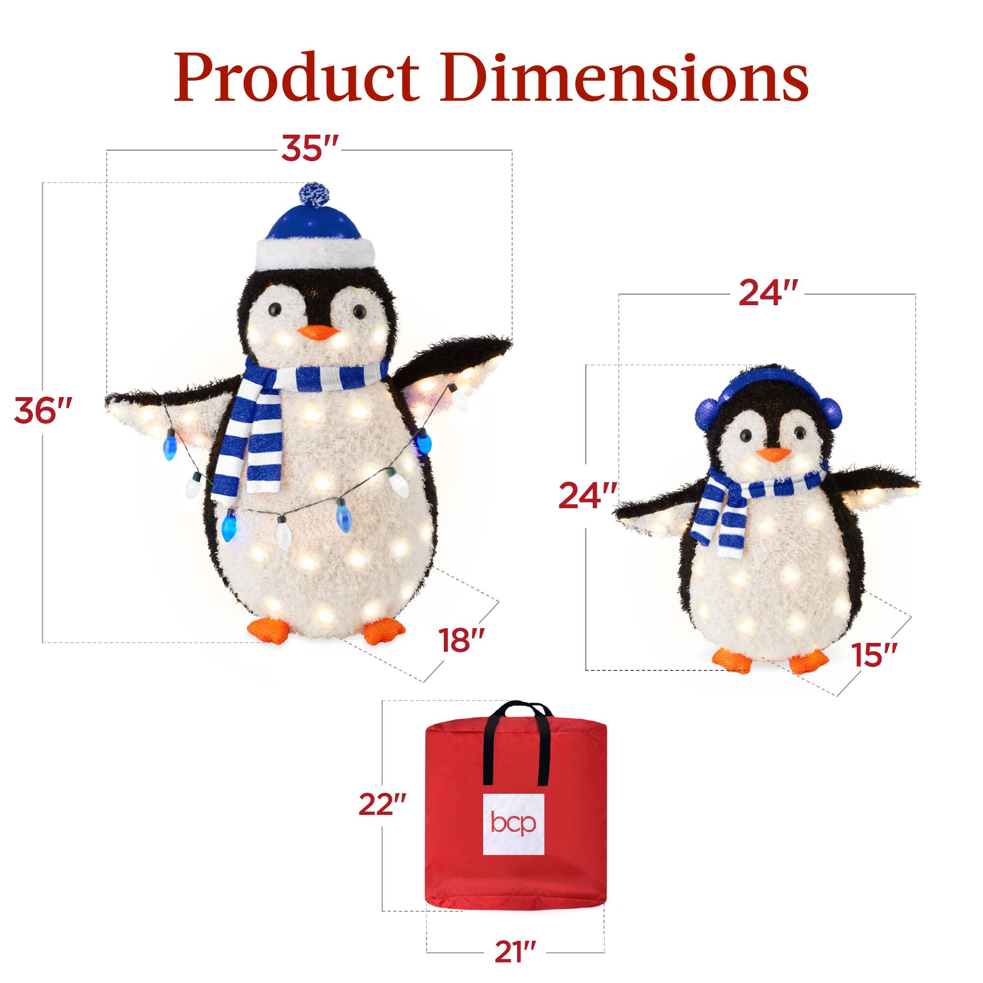 Product Dimensions

- 35" x 36" x 18"
- 24" x 24" x 15"
- 22" x 21"